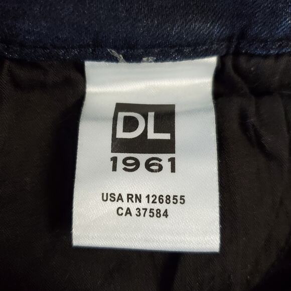 DL1961 Women's Coco Curvy Ankle Skinny Jeans Size 27 Mid Rise Dark Wash Stretch - Picture 6 of 10